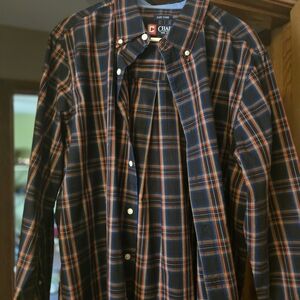 12 SHIRTS Izod Chaps Van Heusen  Men Button-DownBrand NEW never Worn Large